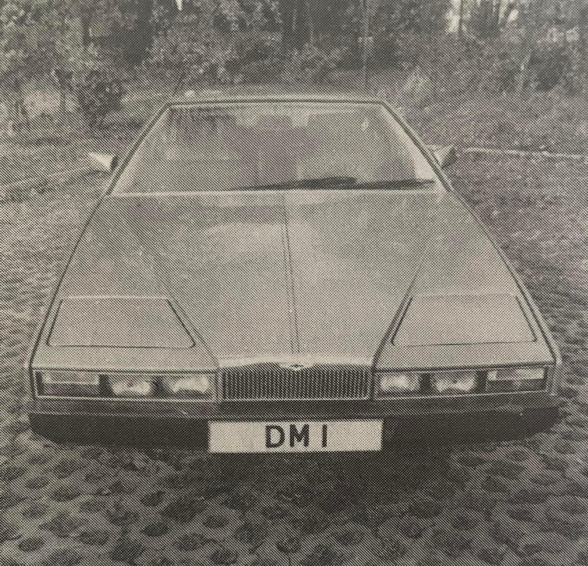 UK Number Plate DM 1